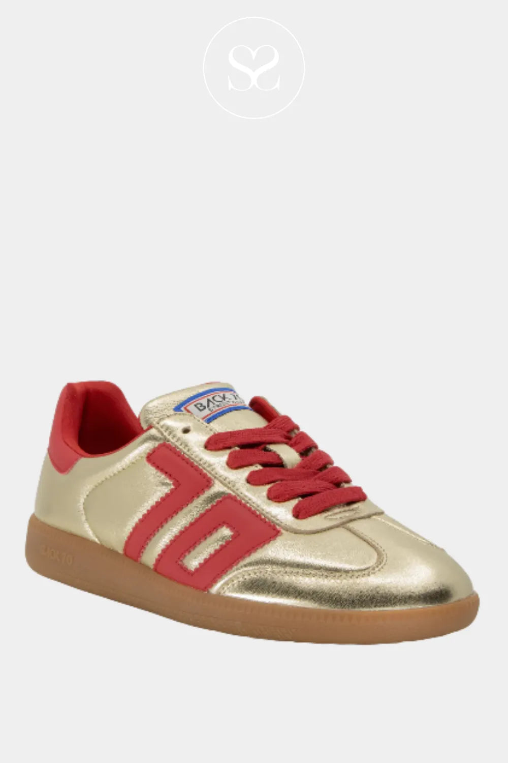BACK70 GOLD RETRO LOW PROFILE SNEAKER - IRELAND