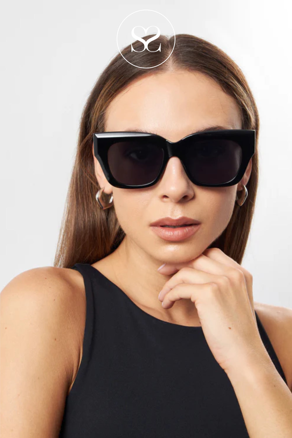 Eco Shades Black Sunglasses- Elia