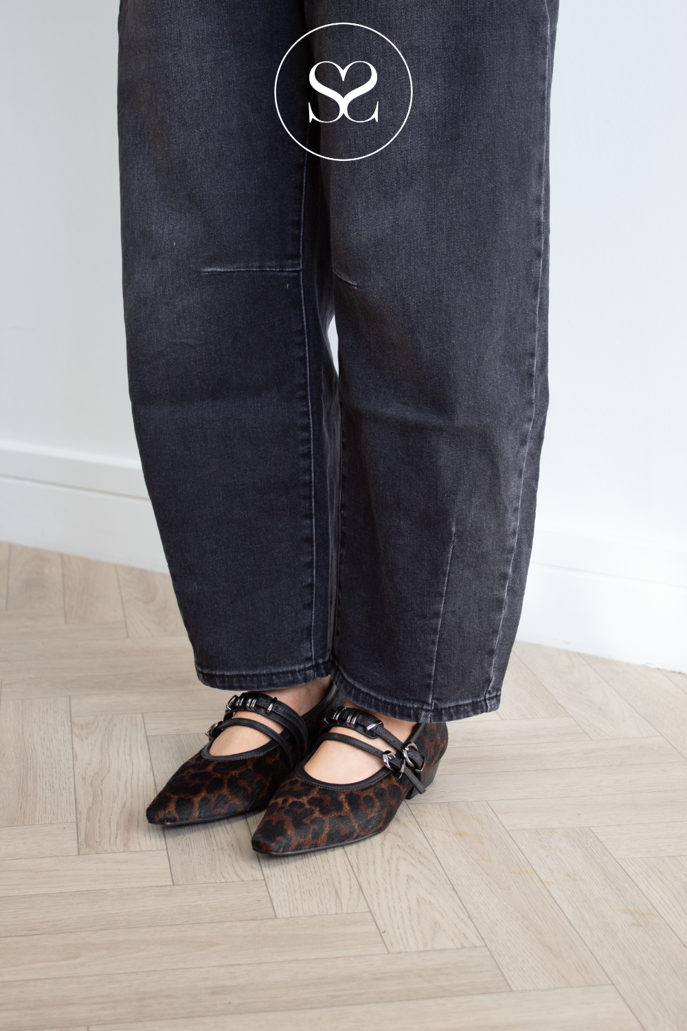 Lodi Brown Leopard Print Pony Pumps - Elena