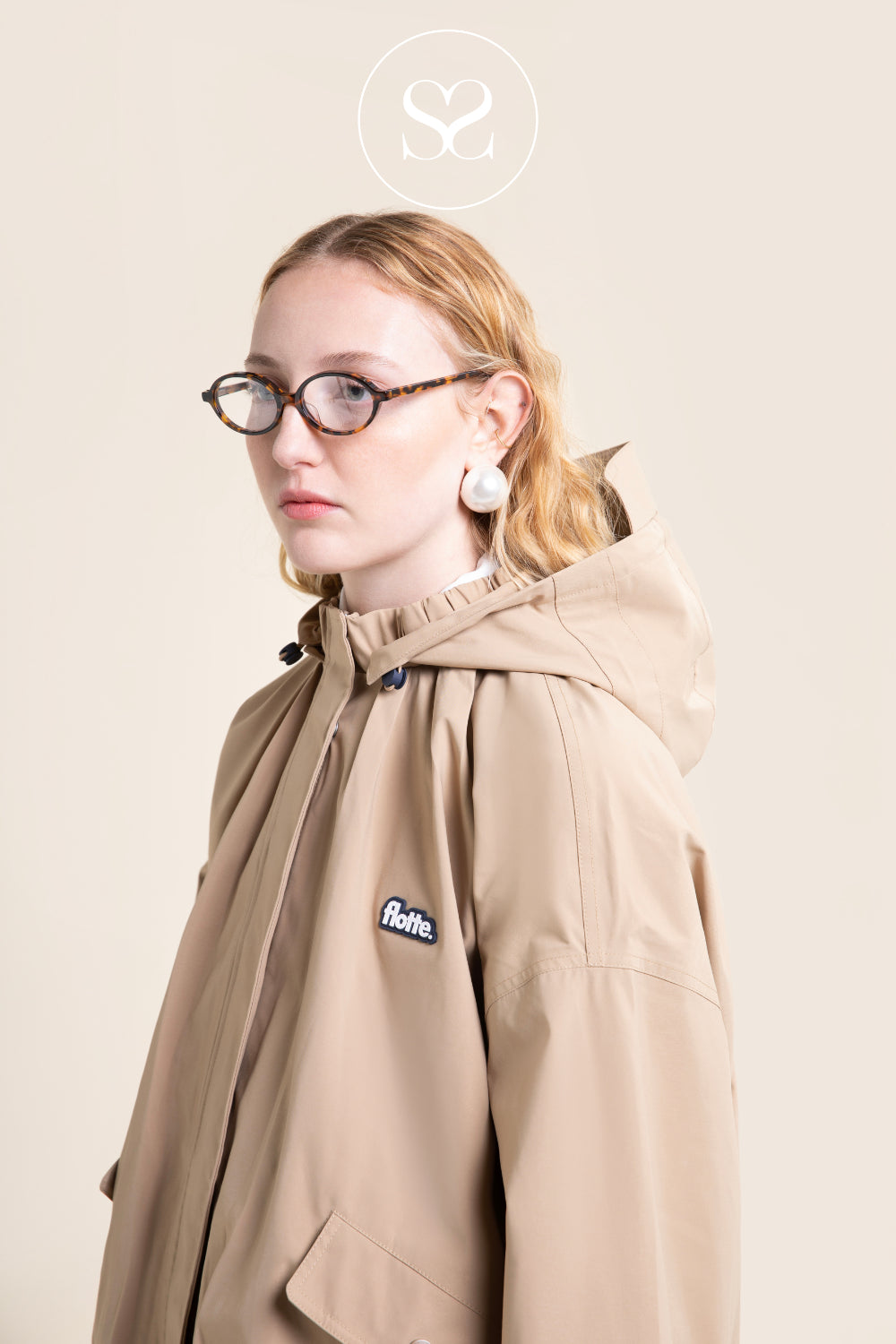 Flotte Camel Waterproof Puffer Jacket  - Garance in Sheneil SHoes Ireland