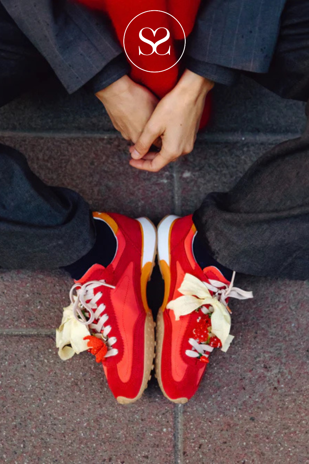 BRIDGE MKII RED TRAINERS IRELAND 