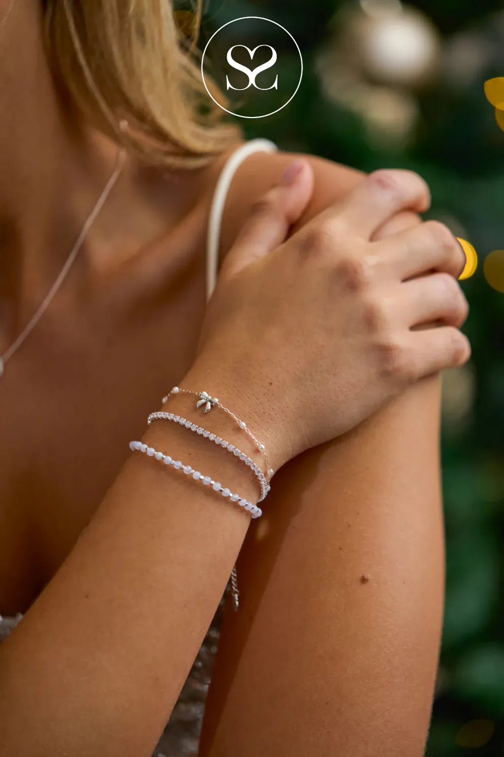 ESTELLA BARTLETT BLUE LACE AGATE BRACELET EBB6461S