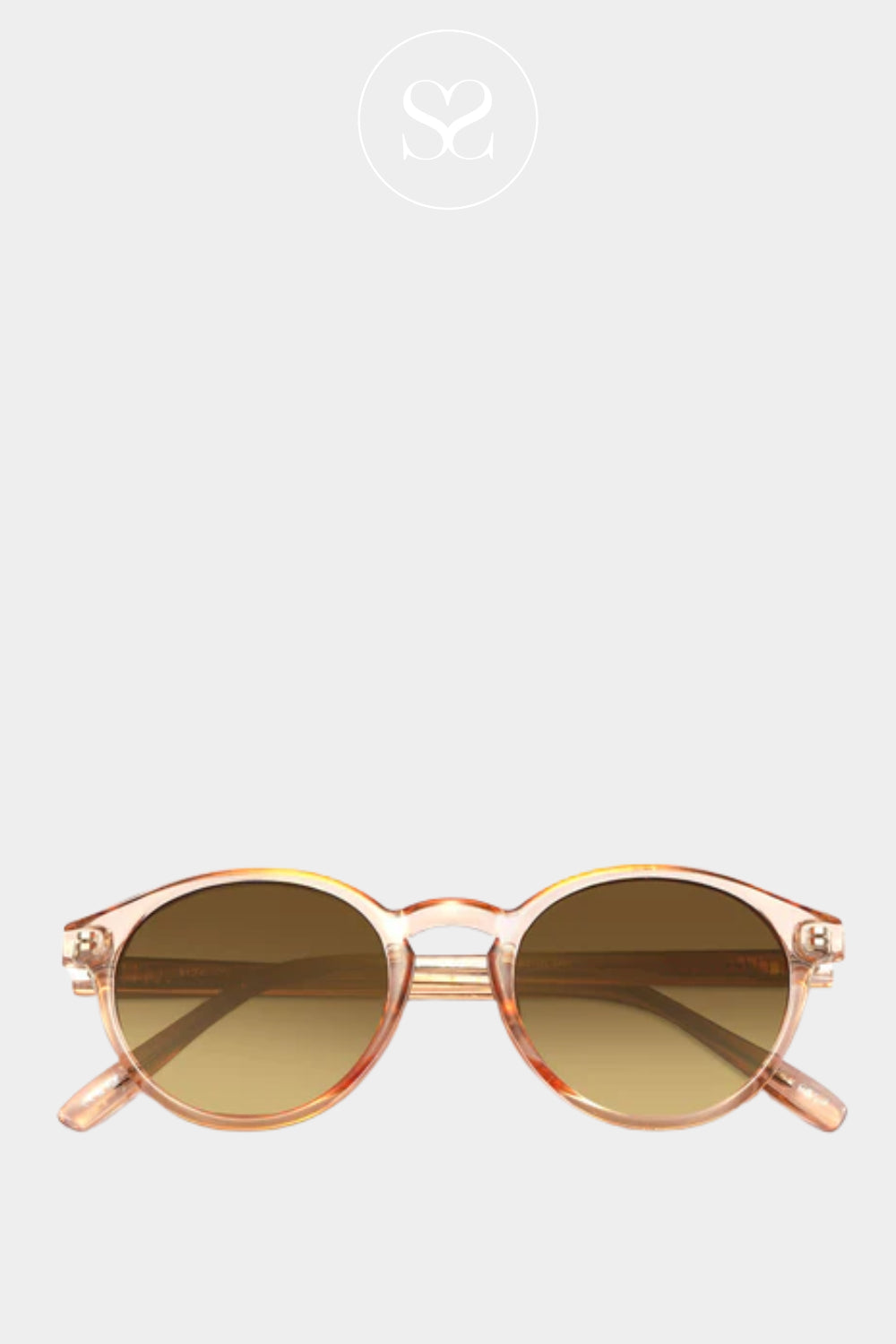 Eco Shades Brown Rounded Sunglasses - Zannon