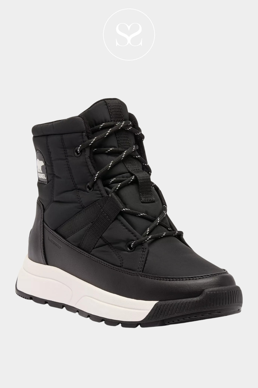 Sorel Black Insulated Waterproof Boots for Women - Whitney III