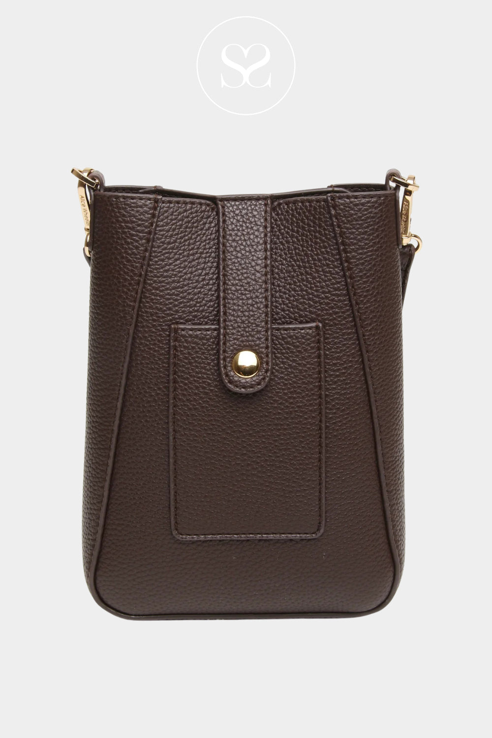 ALICE WHEELER SMALL BAG WITH CARD POCKET AND  MAGNET FLAP CLOSURE - IRELAND