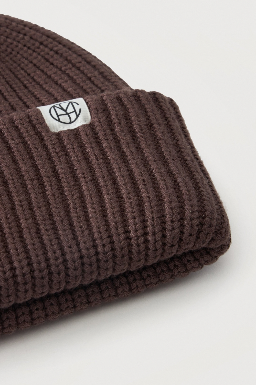 MOSS COPENHAGEN Brown Beanie Hat - Rachelle