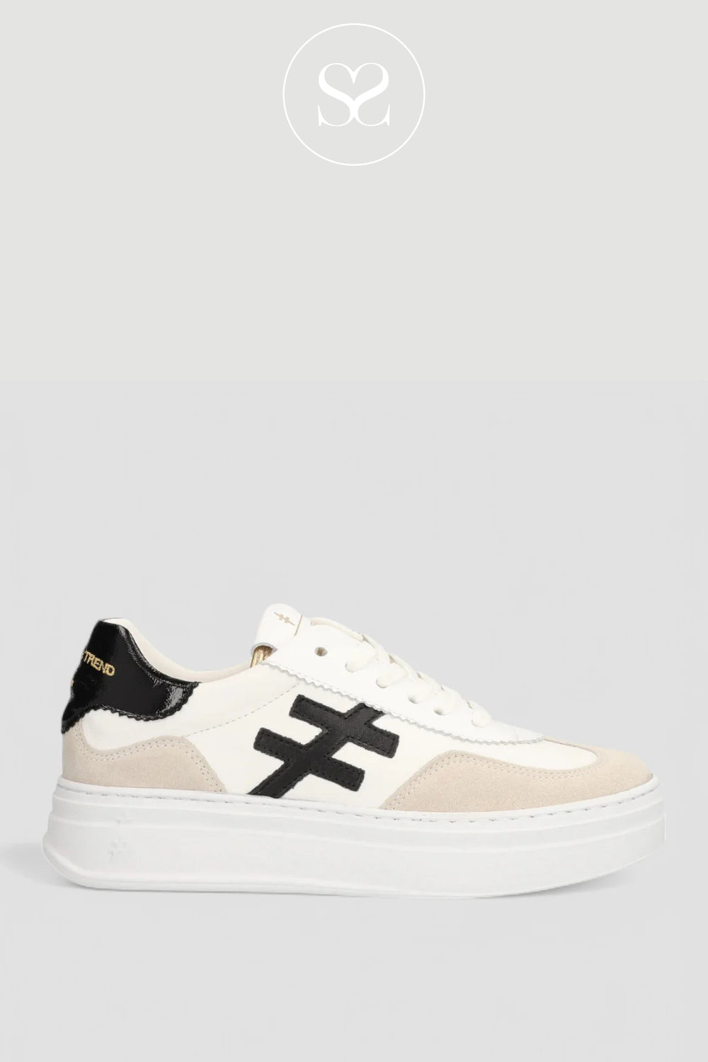 Another Trend Chunky White Platform Trainers - A035-61