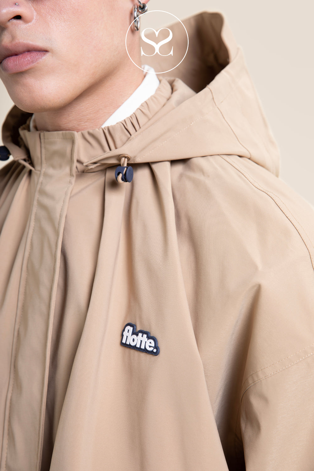 Flotte Camel Waterproof Puffer Jacket  - Garance