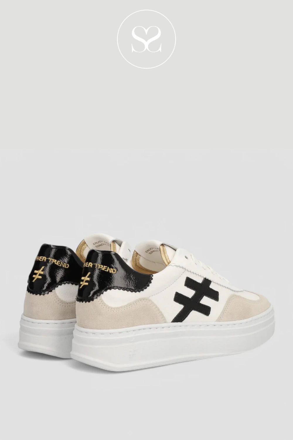 Another Trend Chunky White Platform Trainers - A035-61