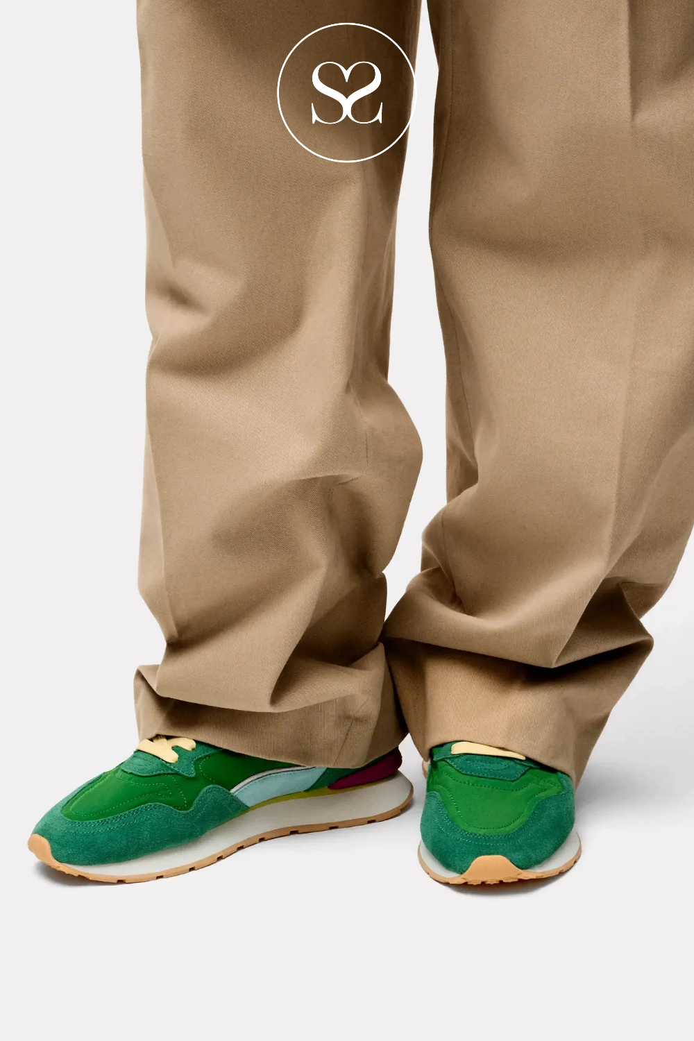 Hoff Green Sporty Wedge Trainers - City Dopamine ireland