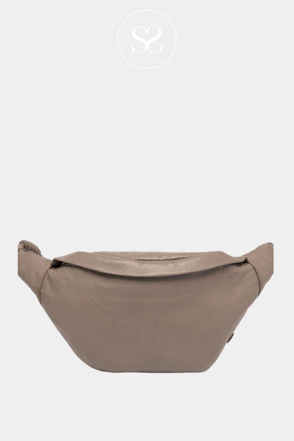 DEPECHE_15744_TAUPE_LEATHER_BUMBAG