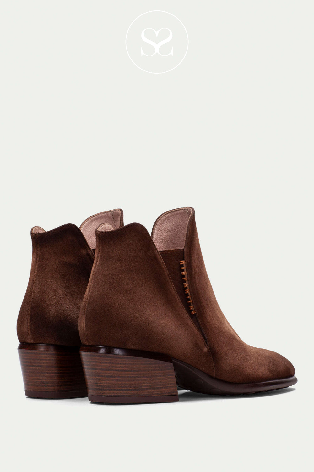 HISPANITAS SLIP-ON ANKLE BOOT WITH BLOCK HEEL FOR WOMEN