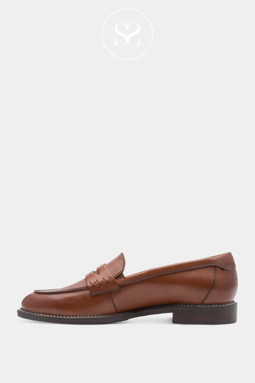 Slip on loafers. Round toe flat shoe. Smart casual style