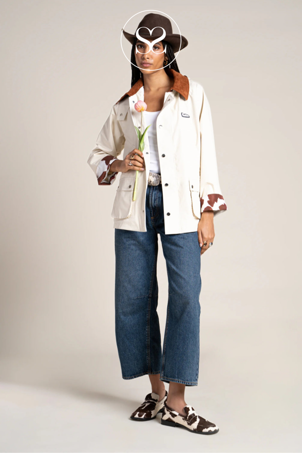 Flotte Cream Waterproof Short Parka Jacket - Archives Ireland