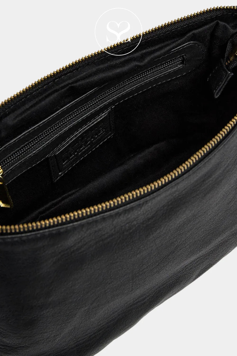 Depeche Black Dual Strap Handbag 16558