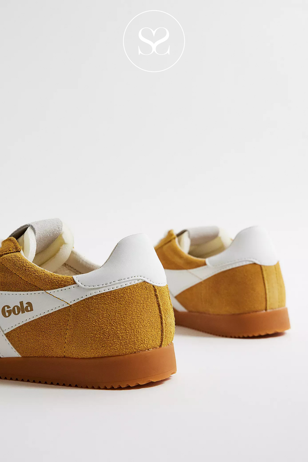 Comfortable yellow low profile trainers from Gola