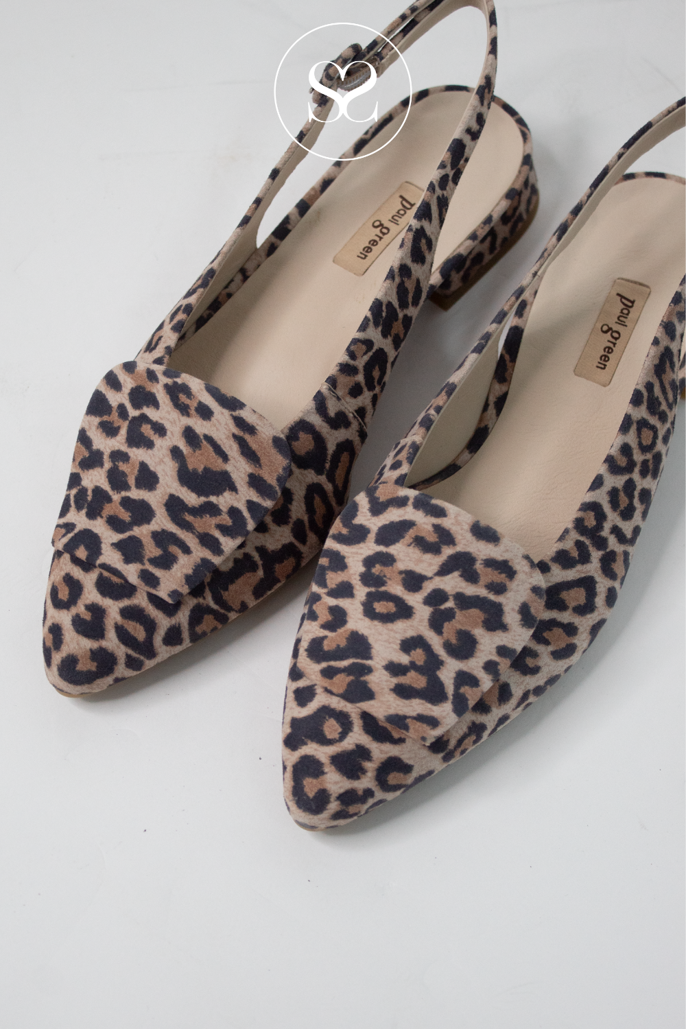 PAUL GREEN 6090 LEATHER/SUEDE LEOPARD PUMPS. COMFORT SHOES. PAUL GREEN STOCKISTS IRELAND.