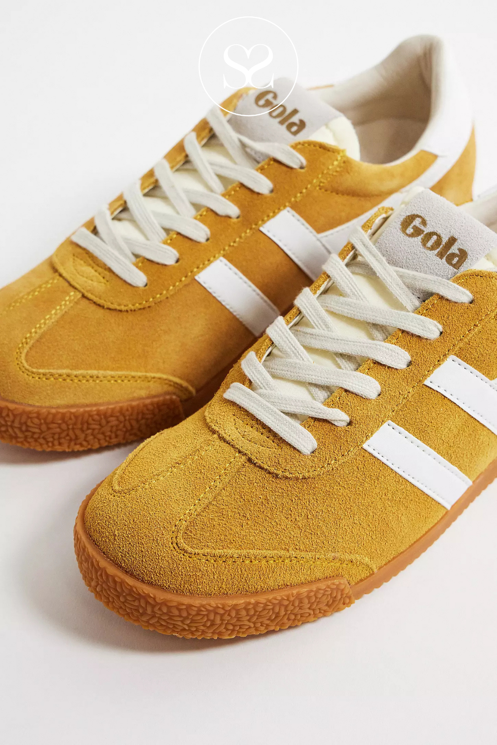 Buy Gola yellow and white elan trainers online Ireland