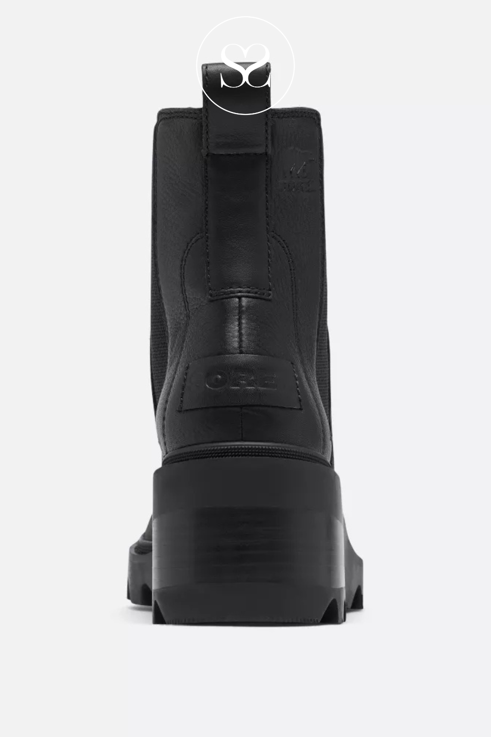 Black casual heeled boots for women - Waterproof style from Sorel