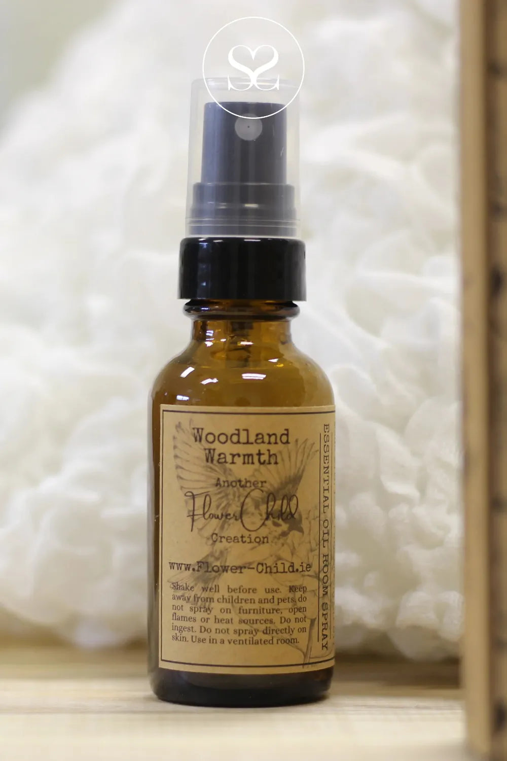 FLOWER CHILD FRAGRANCE SPRAY - WOODLAND WARMTH MADE IN IRELAND