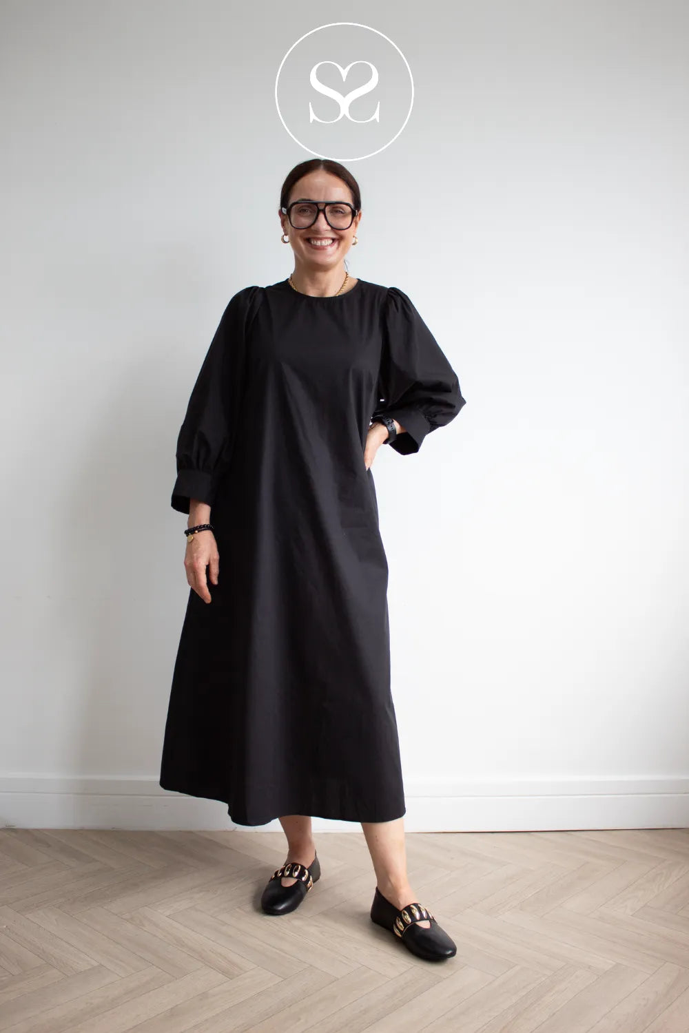 Babouche Black Ballerina Flats - Eden