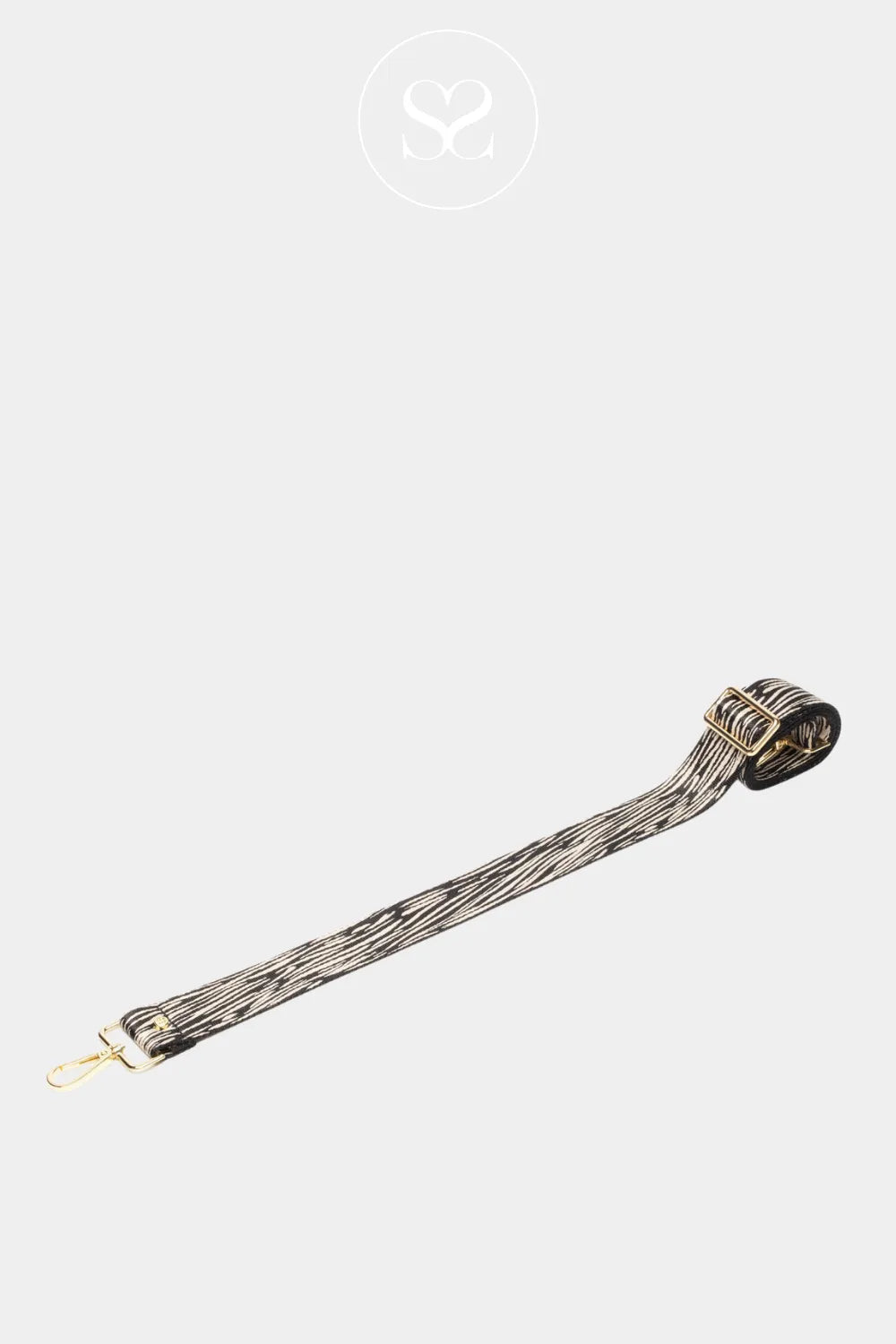 ELIE BEAUMONT - CROSSBODY STRAP - ZEBRA LUXE 