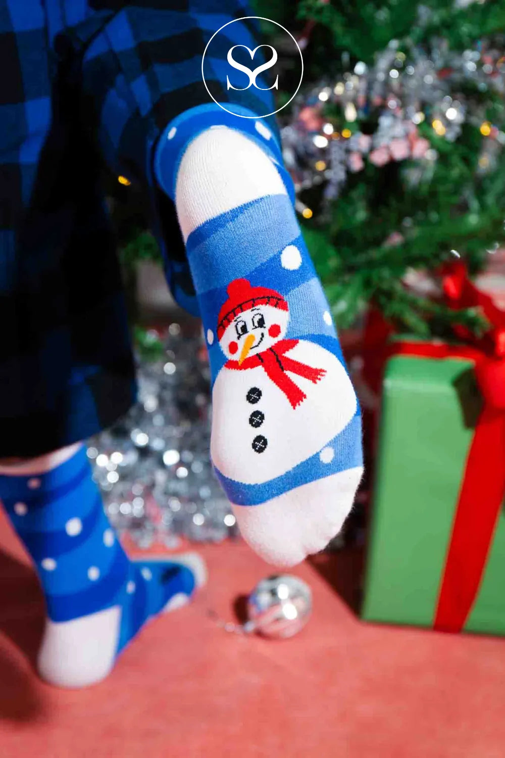 EAT MY SOCKS XMAS JUMPER SOCKS