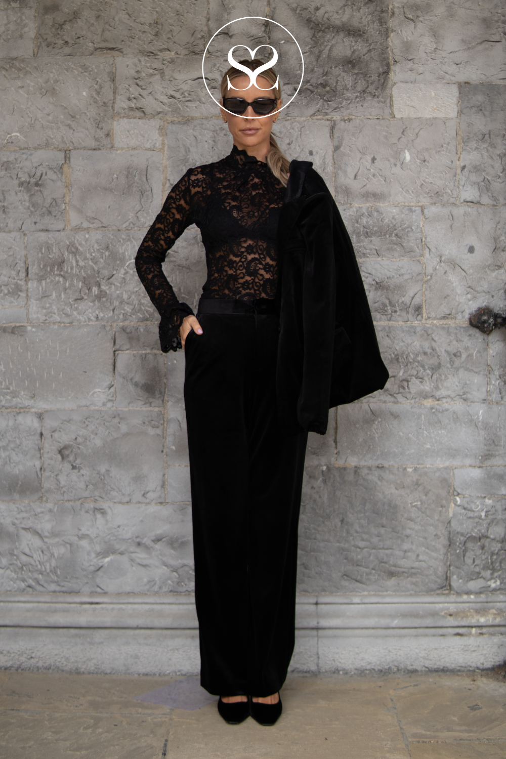 Black Velvet Blazer
