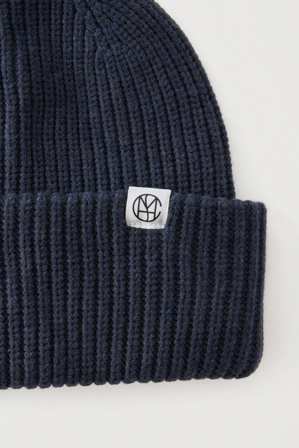 MOSS COPENHAGEN Dark Grey/Denim Beanie Hat - Rachelle