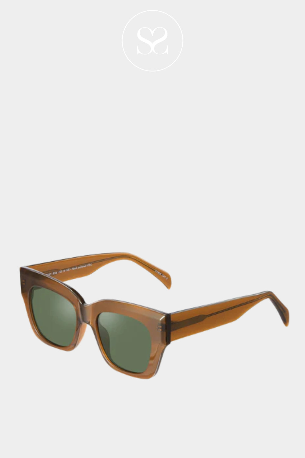Eco Shades Brown Sunglasses- Elia