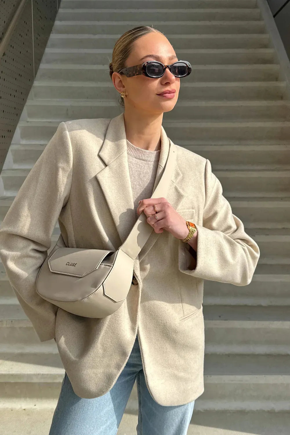 CLUSE CREAM PETITE CROSSBODY BAG - CX04202