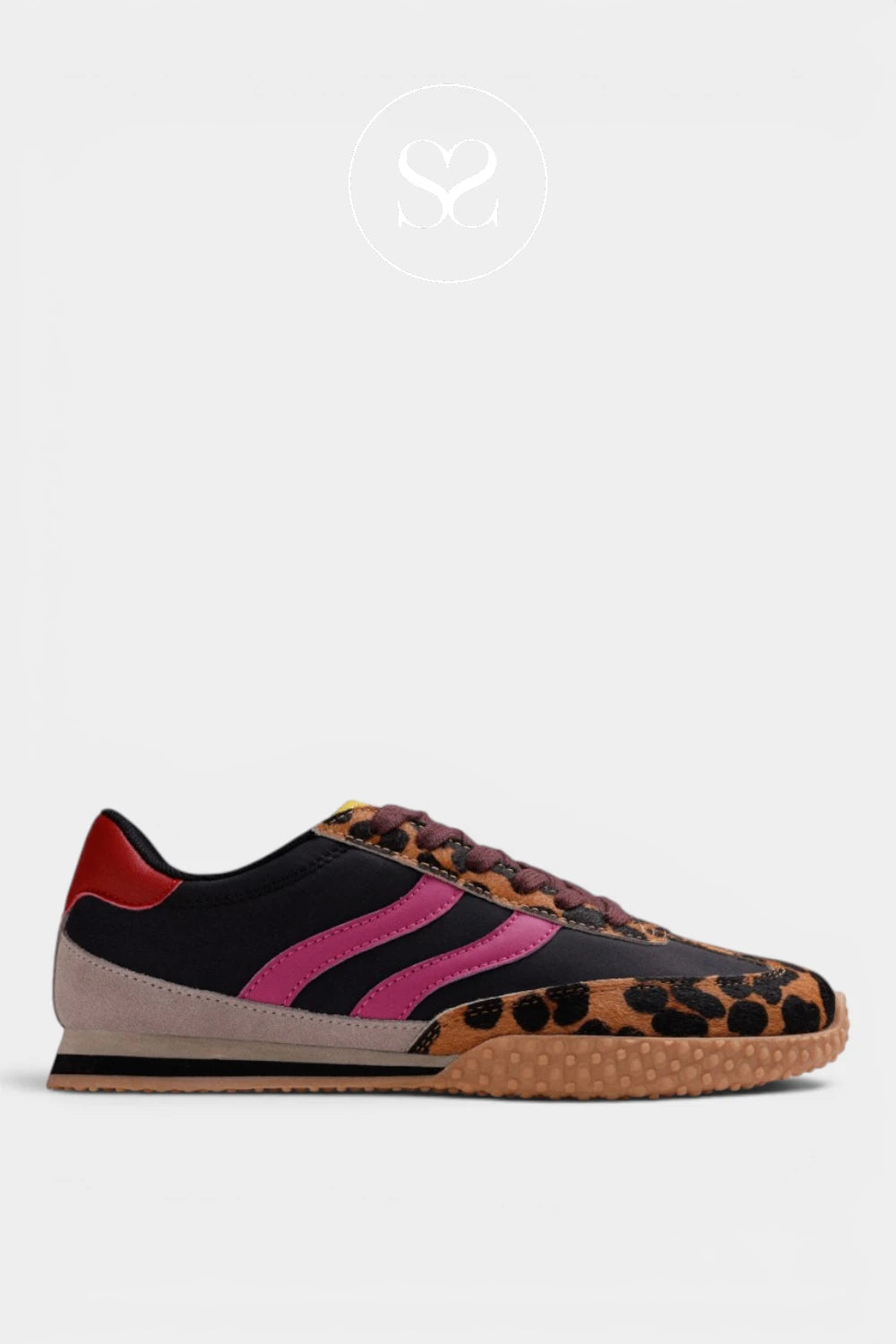 GIOSEPPO LEOPARD PRINT TRAINERS - 80642