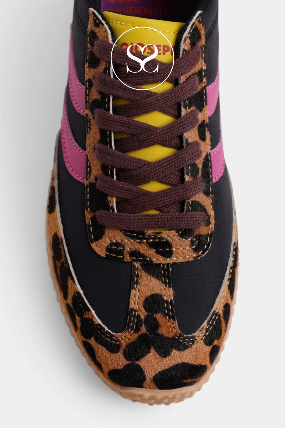 GIOSEPPO LEOPARD PRINT TRAINERS - 80642