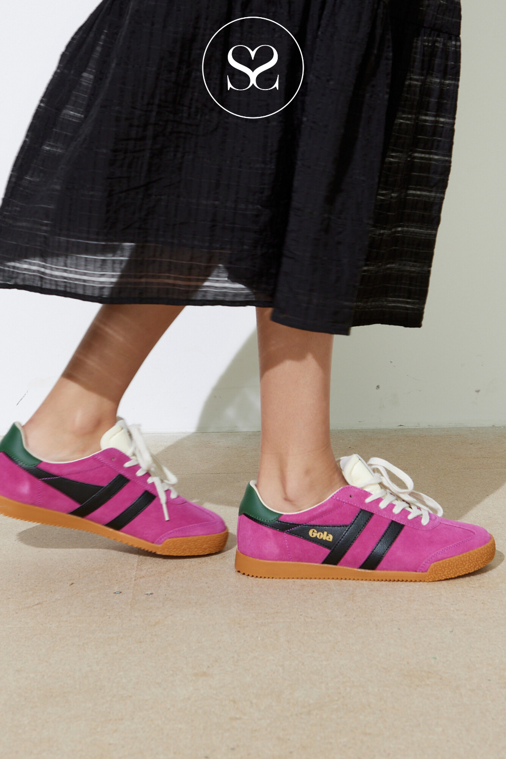 Women's pink trainers from Gola in Ireland: Elan Style