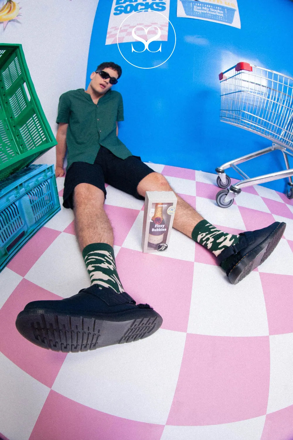 EAT MY SOCKS ADULTS FIZZY BUBBLES SOCKS