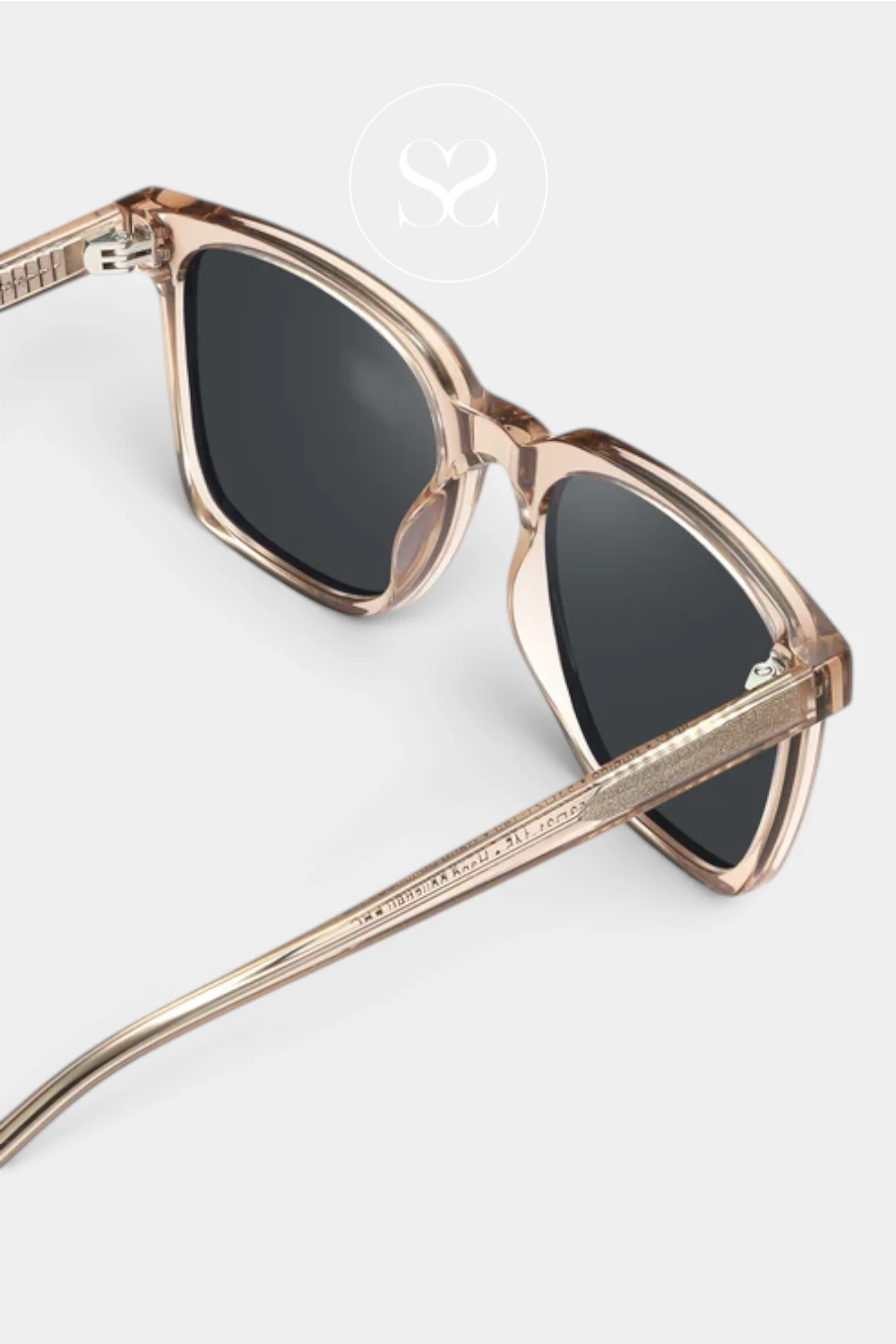 Eco Shades Champagne Square Sunglasses - Rubino - Ireland