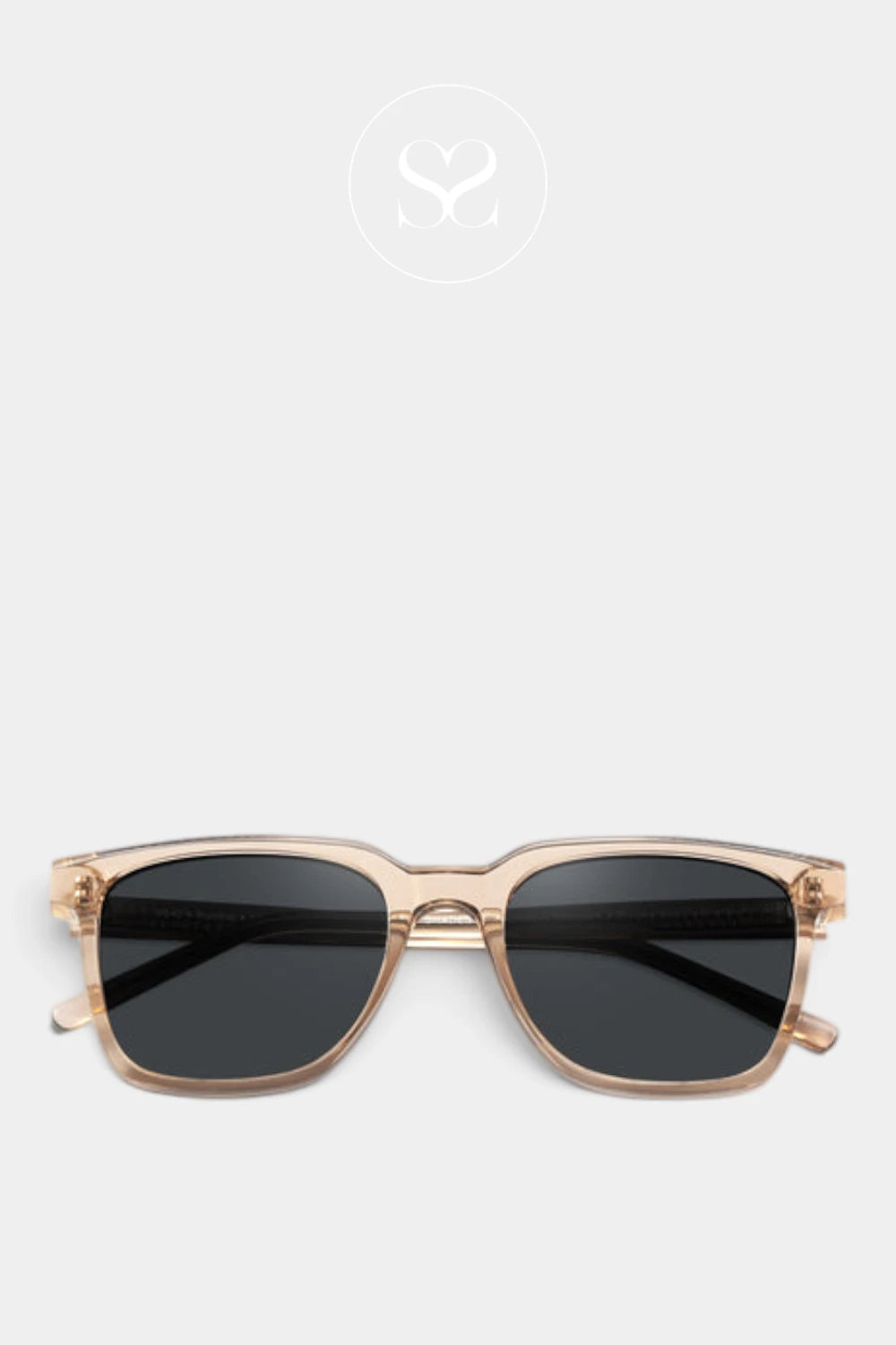 Eco Shades Champagne Square Sunglasses - Rubino - Ireland