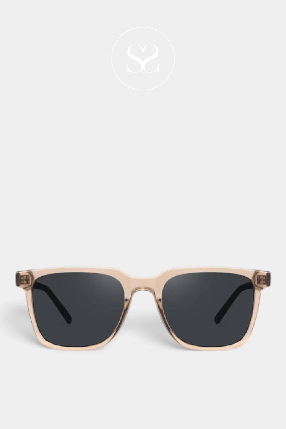 Eco Shades Champagne Square Sunglasses - Rubino - Ireland
