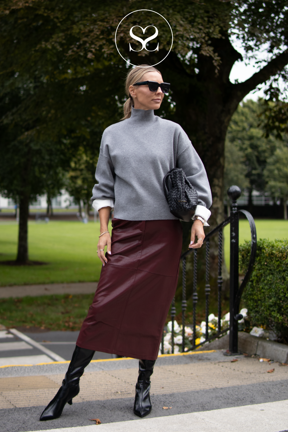 Grey Turtleneck Jumper - Mercy East