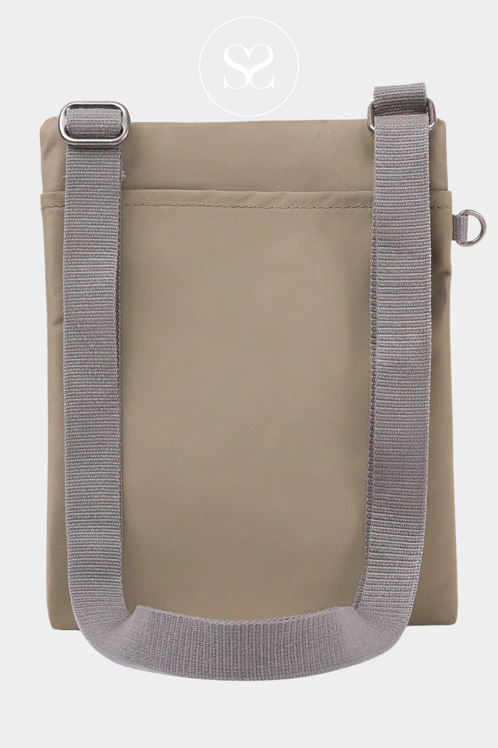 Roka Taupe Waterproof Crossbody Messenger Bag - Chelsea B - Ireland