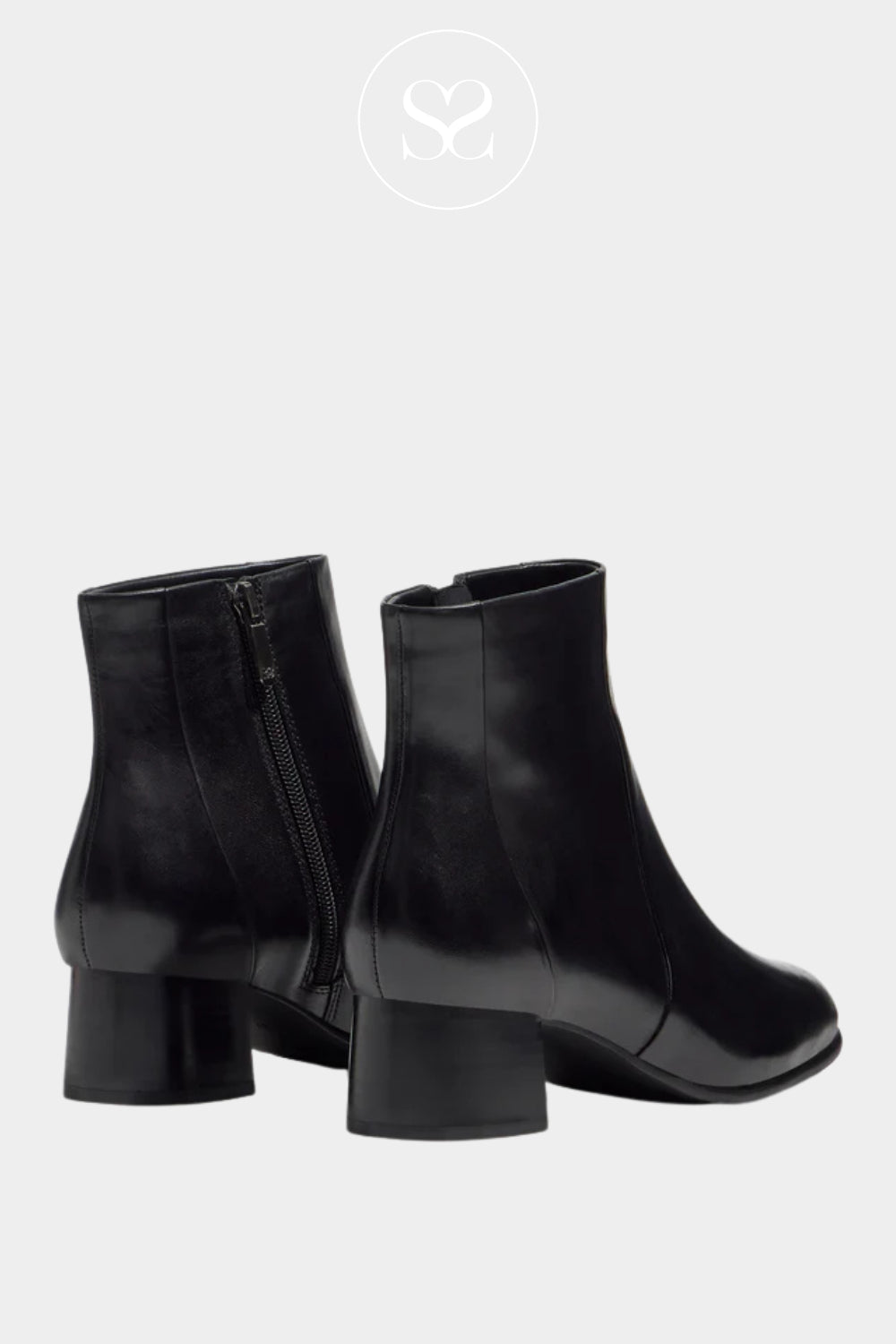 Regarde Le Ciel Leather boot with side zip for women Pierra -01