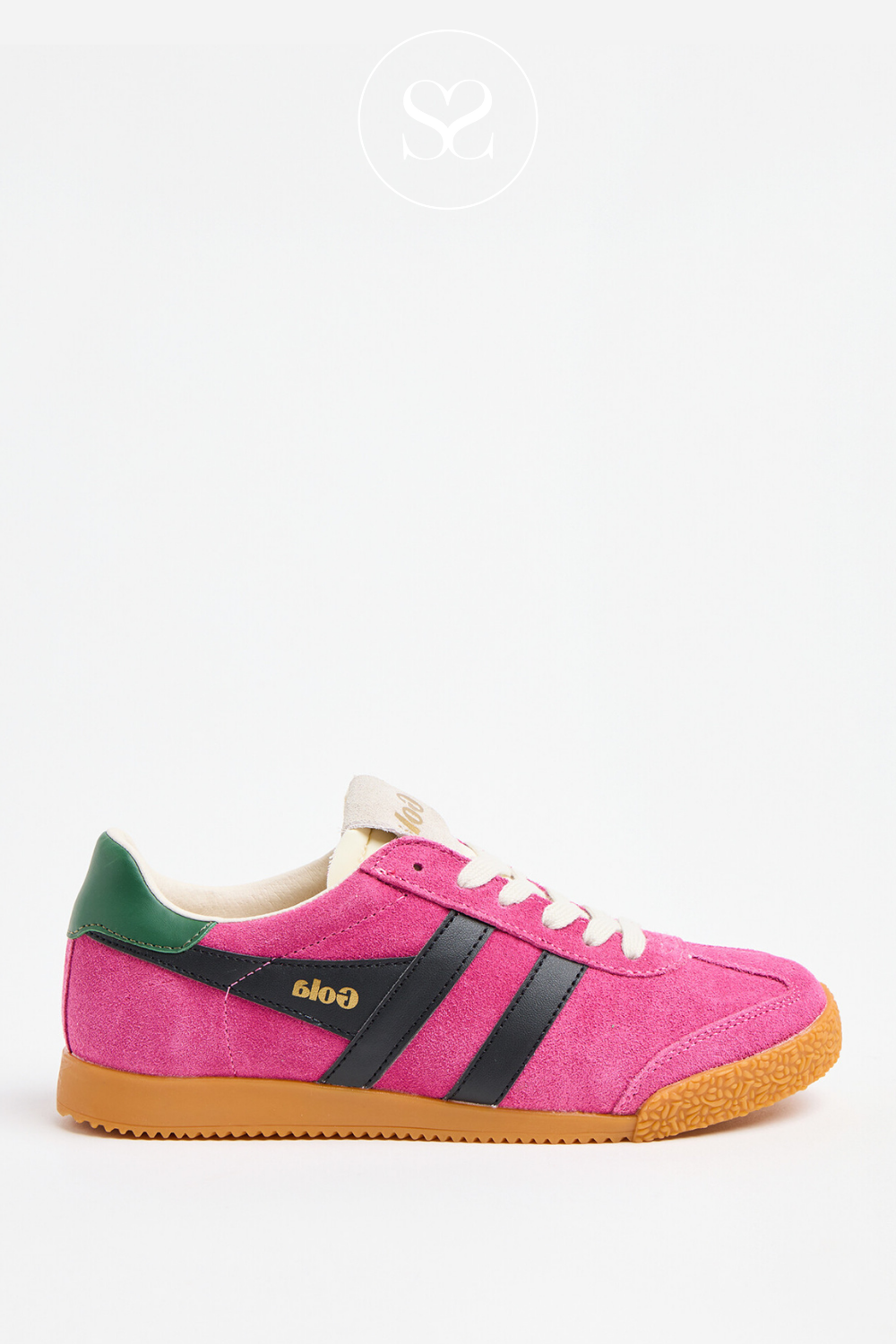 GOLA ELAN CLB538KB FUCHSIA/BLACK/EVERGREEN TRAINERS