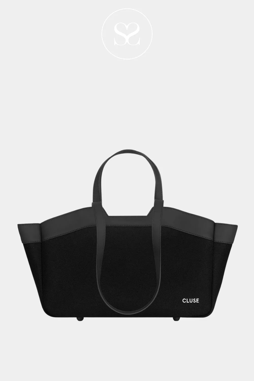 CLUSE BLACK TEXTURED TOTE BAG CX15803