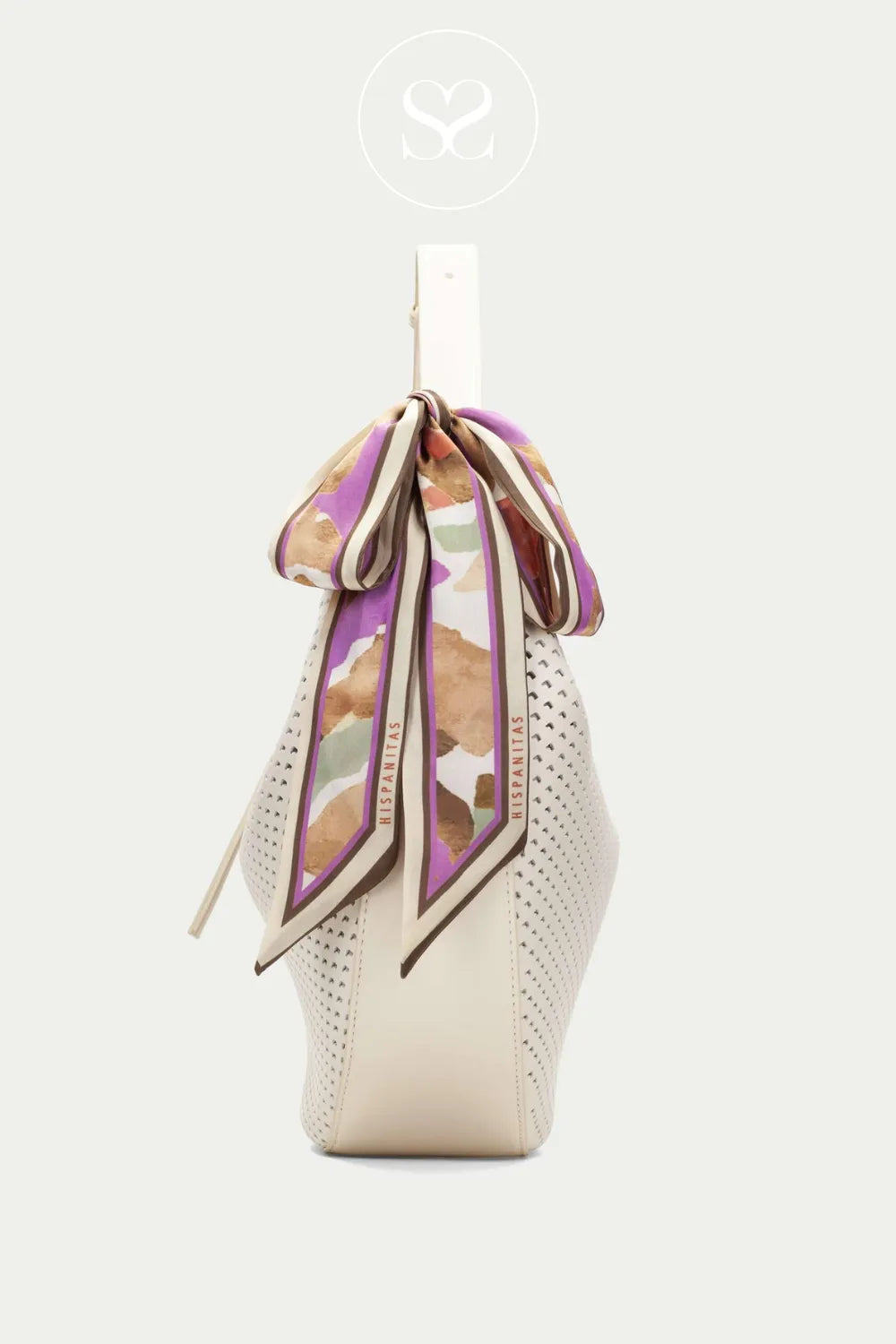 Hispanitas Cream Shoulder Bag - BV264540
