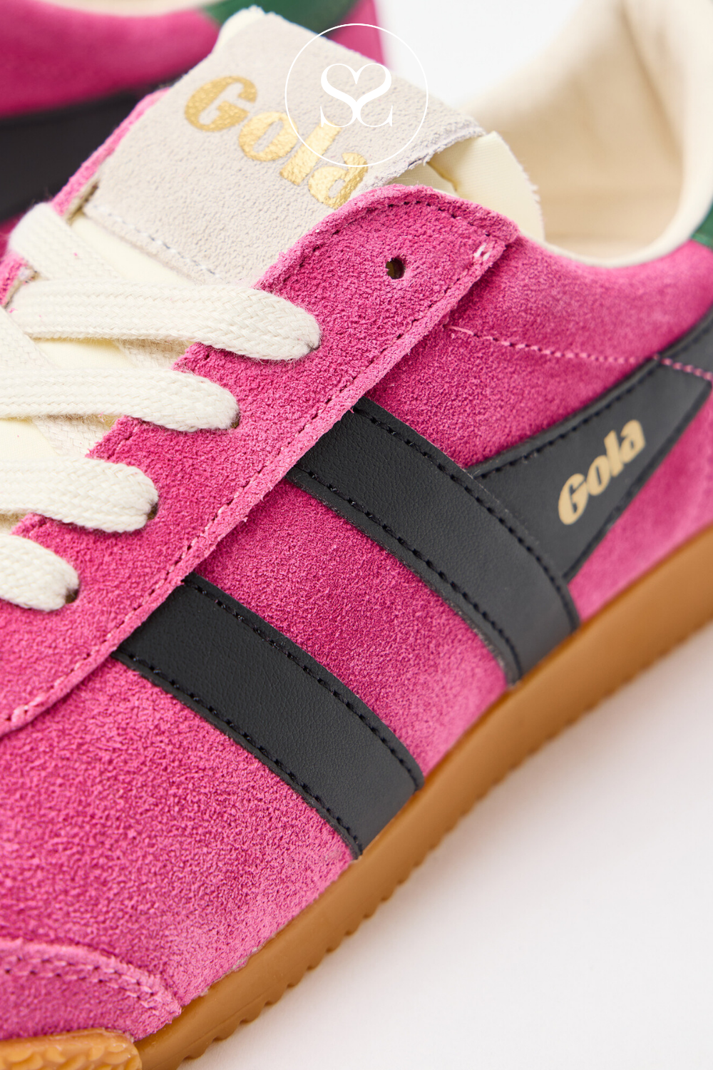 Comfortable pink trainers for women