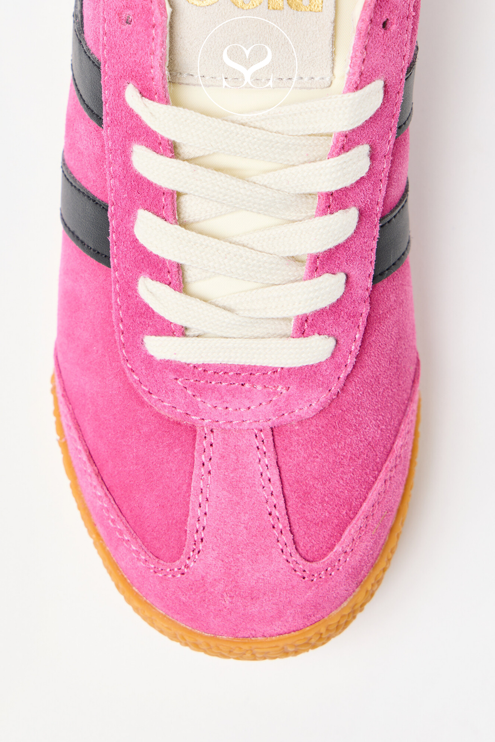 Pink low profile trainers for women from Gola