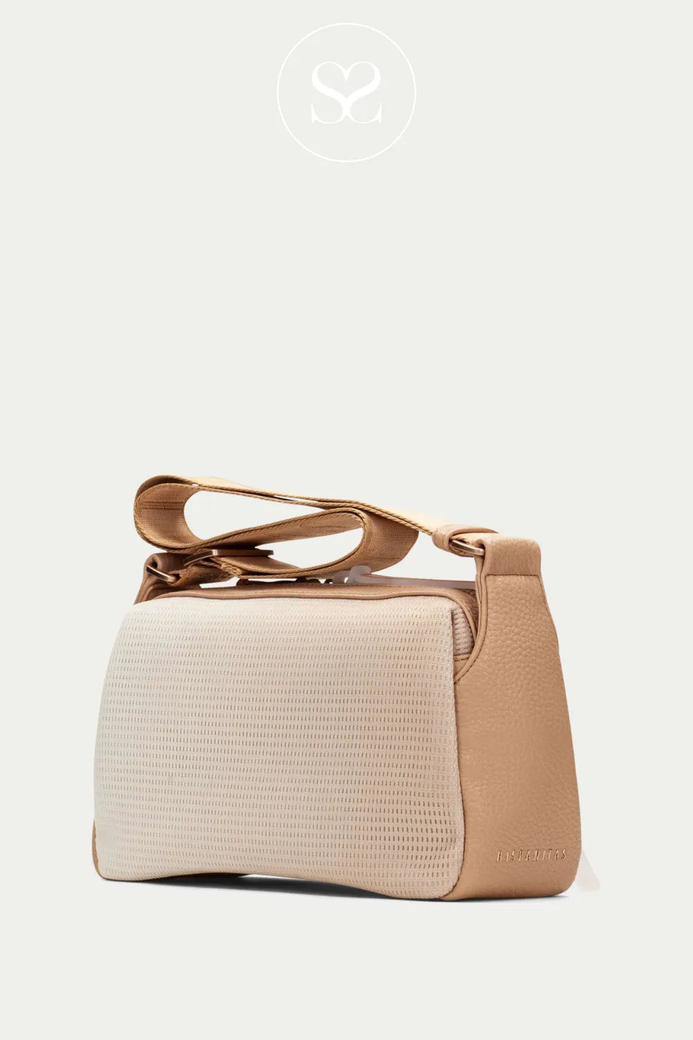 Hispanitas Cream woven Cross-body Handbag - BV264723