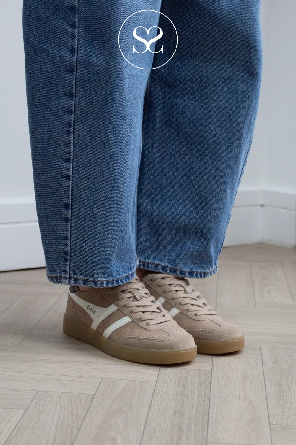 Gola Retro Beige Trainers - Viper CLB735TL