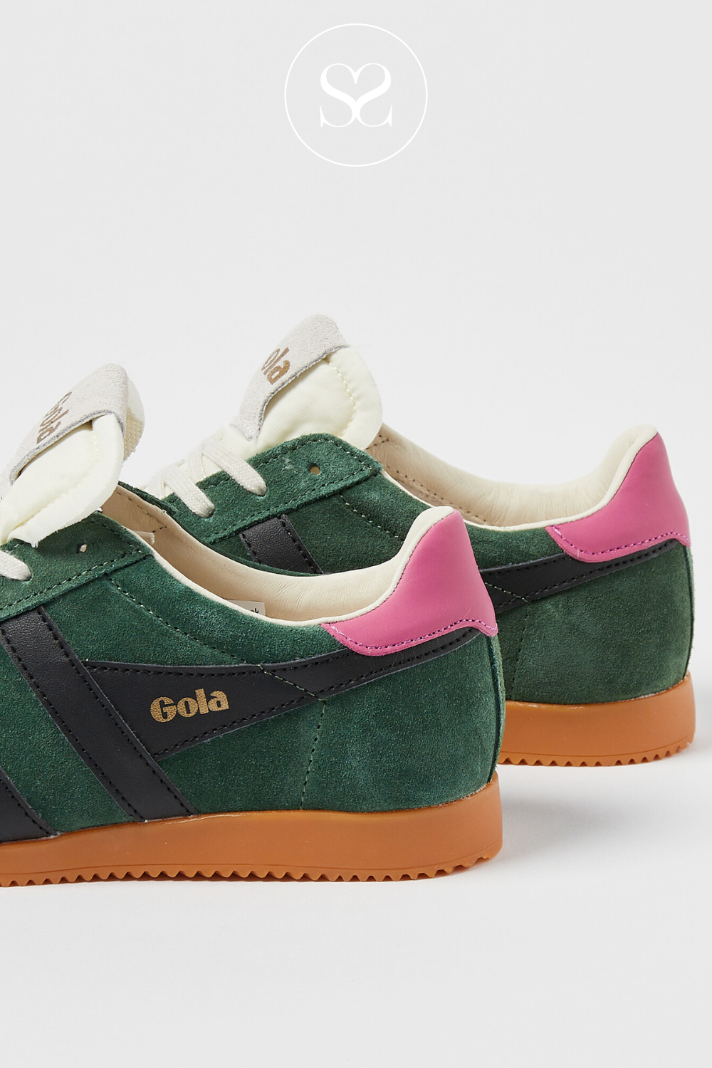 Sleek green trainers for women from Gola