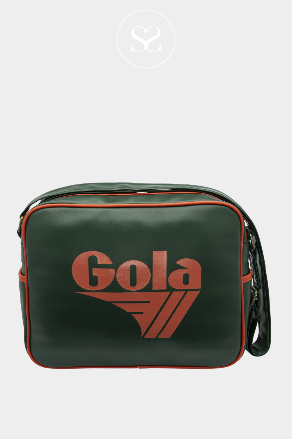 GOLA GREEN/ORANGE RETRO CROSSBODY BAG WITH GOLA LOGO FOR WOMEN- REDFORD